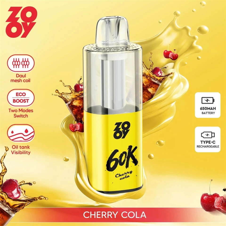 2026 Zooy 60000 Puff EU Wholesale Vape Disposable Vapedisposable E Cigarette Vape Rechargeable Vape factory